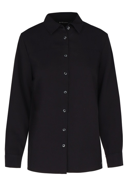 Női ing, alkalmi/elegáns, Comfort Fit, Volcano K-Akre, fekete, Fekete