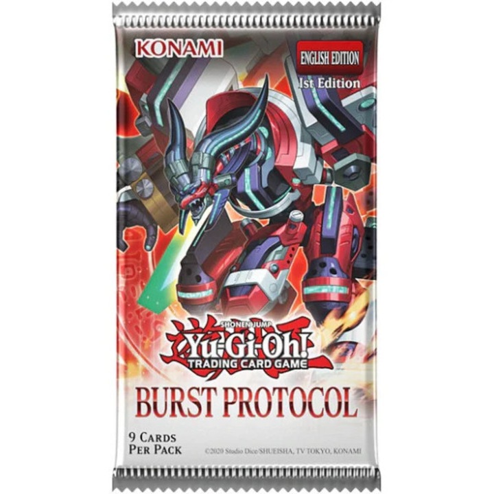 Játékkártyák, Konami, Yu-Gi-Oh! Burst Protocol Booster, egyedi készlet, változatos ritkaságok