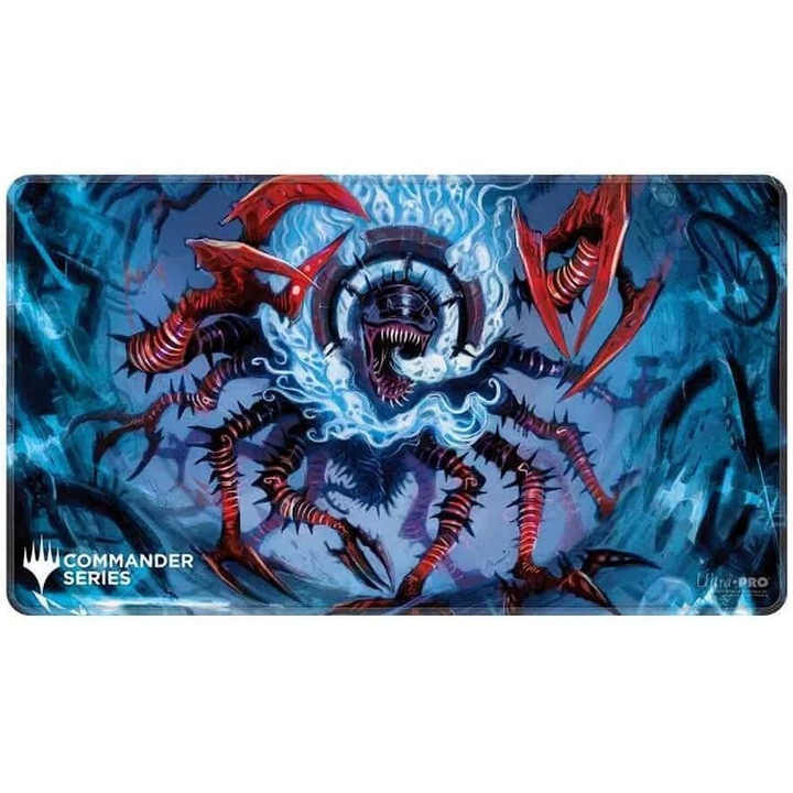Официална подложка за игра Magic: The Gathering, Ultra Pro, The Mindskinner, зашити ръбове, противоплъзгаща гума, 61x34см