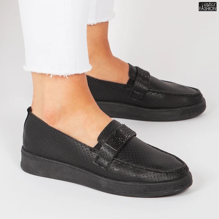 Pantofi ''ald fashion hq-30-122 all black"