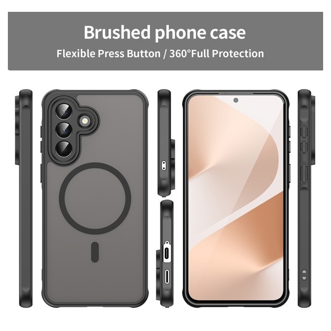 Husa Upzz® Halo Pentru Samsung Galaxy A57 5G, Protectie Camere si Colturi, Super Rezistenta, Negru
