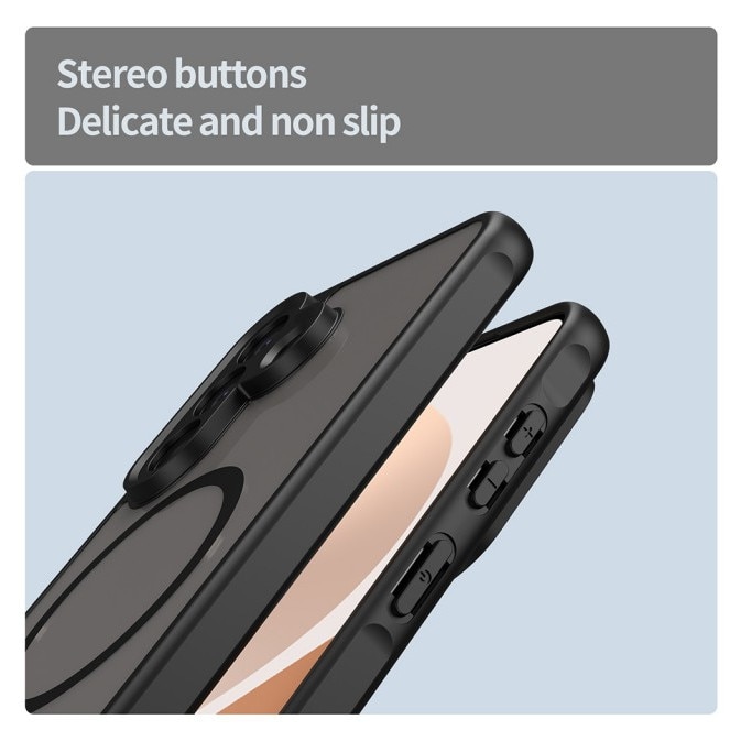 Husa Upzz® Halo Pentru Samsung Galaxy A57 5G, Protectie Camere si Colturi, Super Rezistenta, Negru