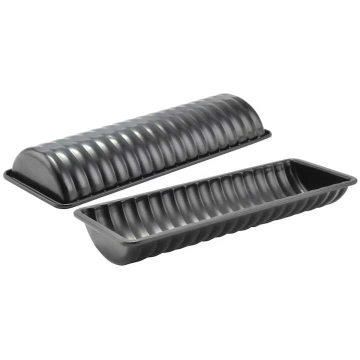 Formă Antiaderentă cu Striații pentru Chec și Prăjituri - 31, 5 x 12 x 4, 2 cm