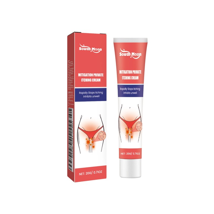 Viszketéscsillapító krém nőknek, külsőleges ápoló krém, amely tisztít és enyhíti a testszagot és a viszketést