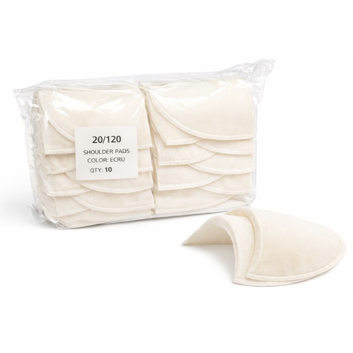 Válltömések ruhákhoz 20/120, ekrü, 10 pár