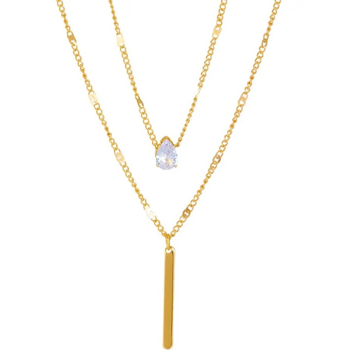 Colier set, IZMAEL, aurie, 48x40cm