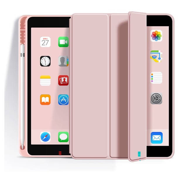 Husa pentru tableta pentru iPad 9/8/7, 10,2 inch, iPad Air 3 si iPad Pro 10,5 inch, Roz