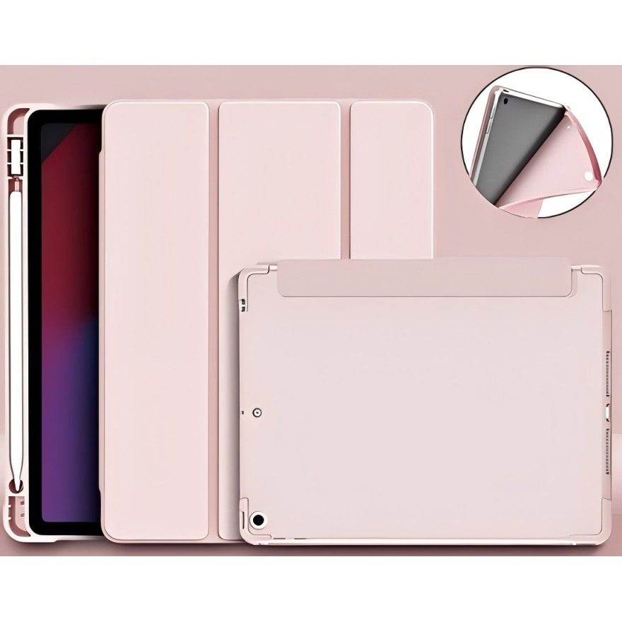 Husa pentru tableta pentru iPad 9/8/7, 10,2 inch, iPad Air 3 si iPad Pro 10,5 inch, Roz