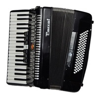 Acordeon Parrot 1309, 80 basi, negru, 37 clape, 9.8 kg