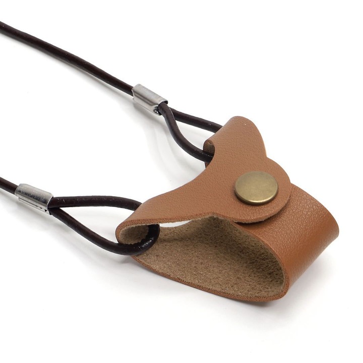 JALWO, Lant de ochelari elegant, lant pentru ochelari, lant portabil si rafinat. Poate fi folosit ca accesoriu vestimentar, este potrivit ca cadou, este compact si usor de transportat, maro