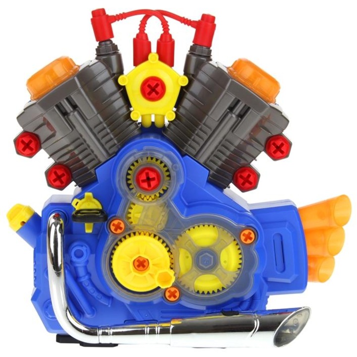 Gyermek motor szett, Nobo Kids, 31,5x10x33cm, hang- és fényeffektusok, 3 év+