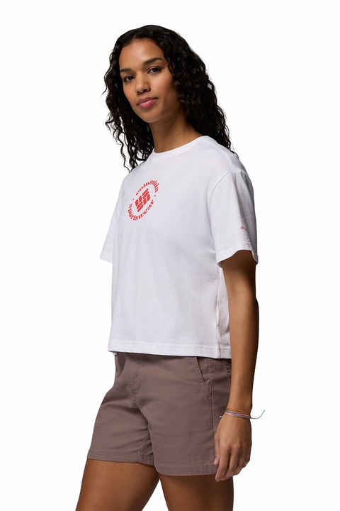 Columbia, Rolling Bend™ organikuspamut póló, Piros/Fehér