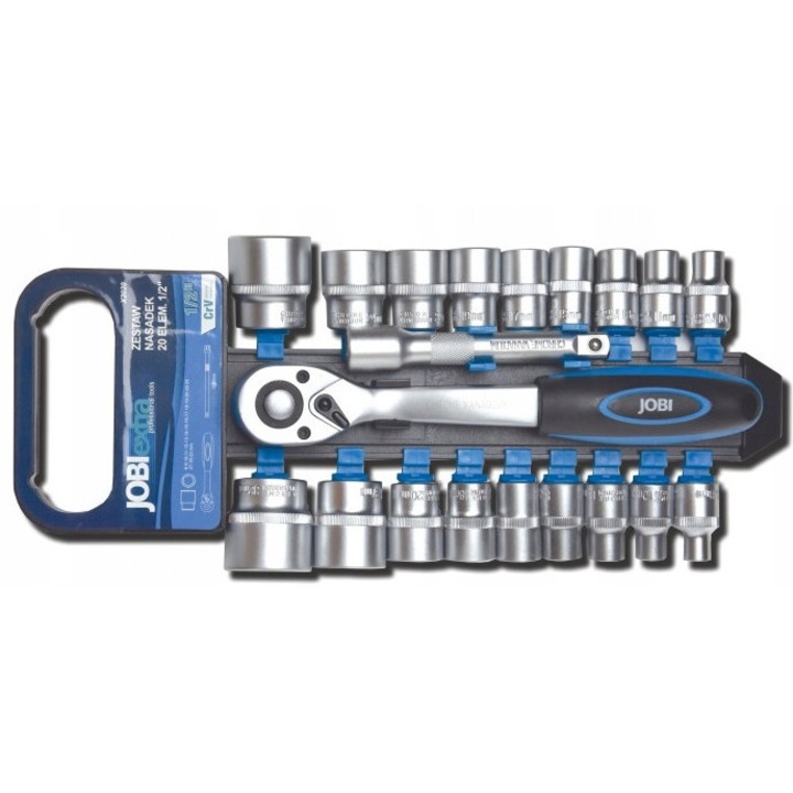 Set chei jobi, 20 piese, 8-32mm, 1/2"