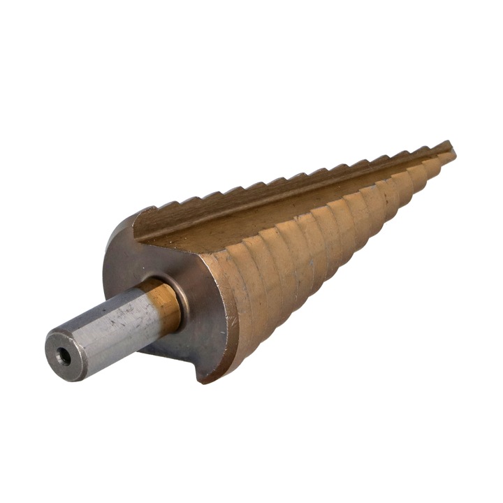 Burghiu in trepte pentru metal HSS Titanizat 4-32mm Faster Tools