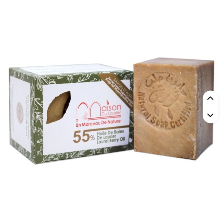 Алепски сапун с 55% лаврово масло 200гр