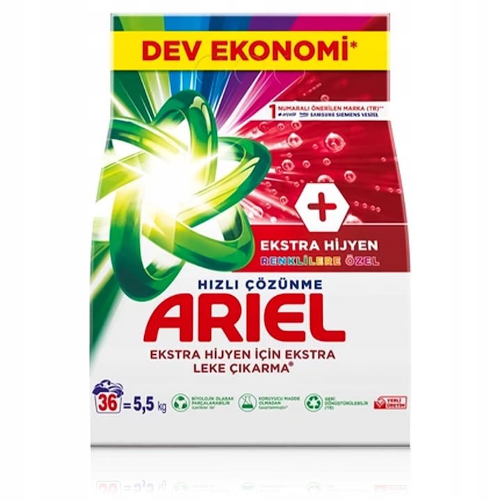 Ariel Ultra Oxi Extra higiénikus mosópor 5, 5 kg