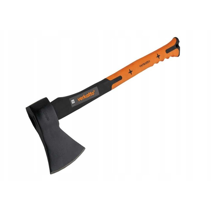 Topor Verkatto 1,6kg cu maner din fibra de sticla, tais din otel carbon, HRC 47-53
