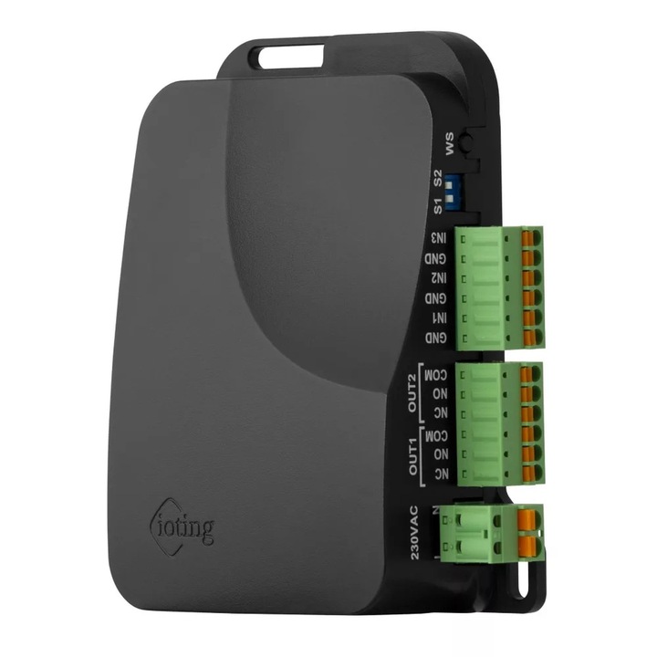 Modul Smart Control Poarta WiFi/LAN OPEN.ioting 230V, Alexa, Google, Aplicatie Mobila