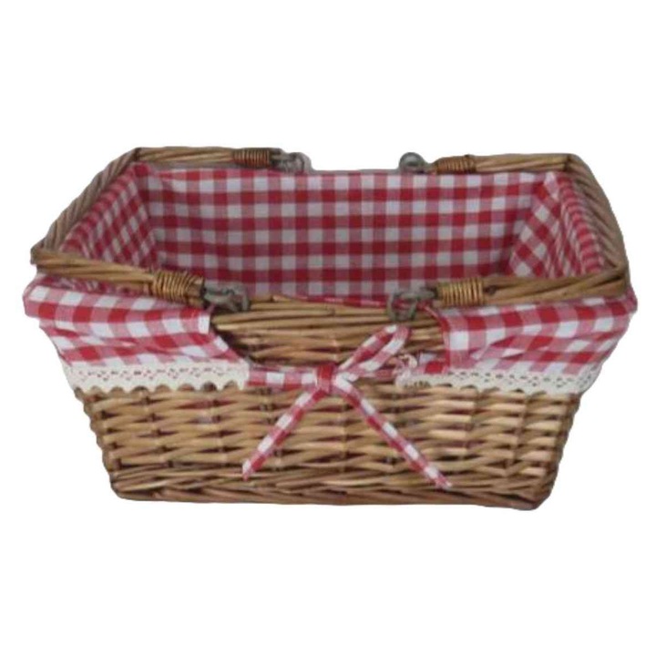 Coș de cumpărături Textile Lf. Natural 68-96/NK 35*27*H15cm