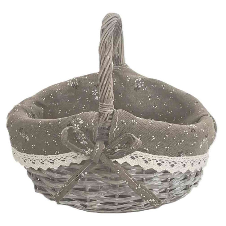 Coș de Cumpărături, Enger, Gri 68-58-GREY/S, 24*18*H9/13/21cm