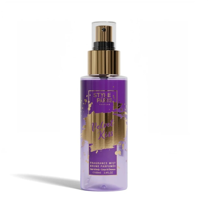 Spray de corp Velvet Kiss - Style Paris, 100 ml