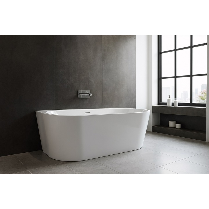 ArchiD Térben álló, falhoz tehető, fürdőkád, 170x80x60 cm