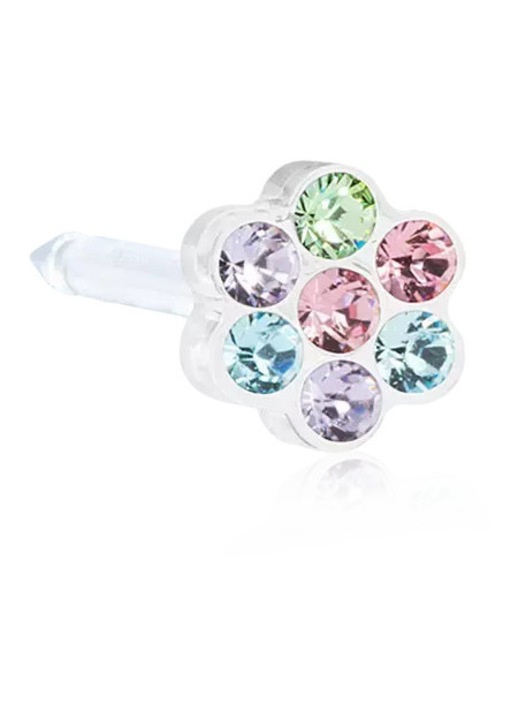 Blomdahl fülbelövésre is szolgáló fülbevaló Daisy, Unikornis virág, 5 mm, 1 db (fél pár)