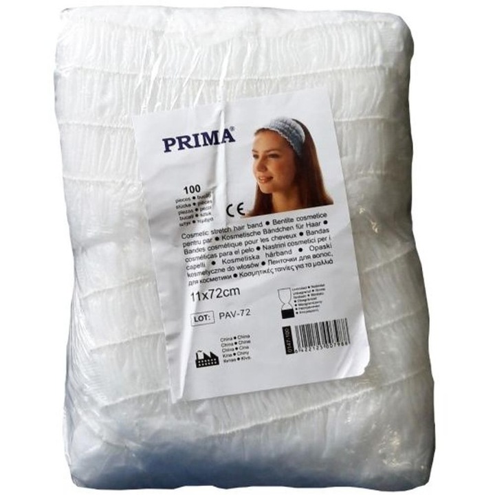 Set 2 x 100 Bentite Cosmetice, Prima, Marimea S, de Unica Folosinta