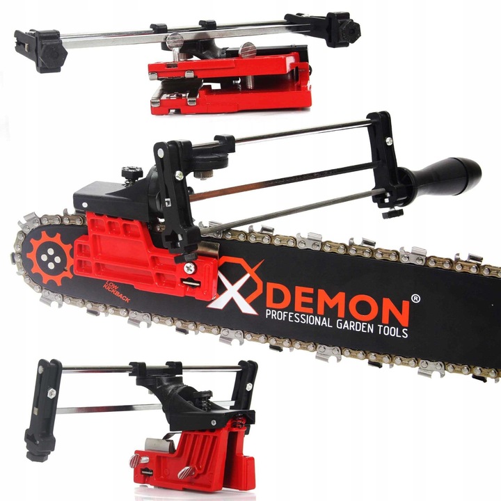 Ascutitor manual pentru lanturi, Demon, precisa, usor de transportat