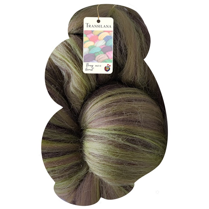 Banda lana, Transilana, 100% lana merinos, culoare Ecou de toamna G1020, 100g, 4m