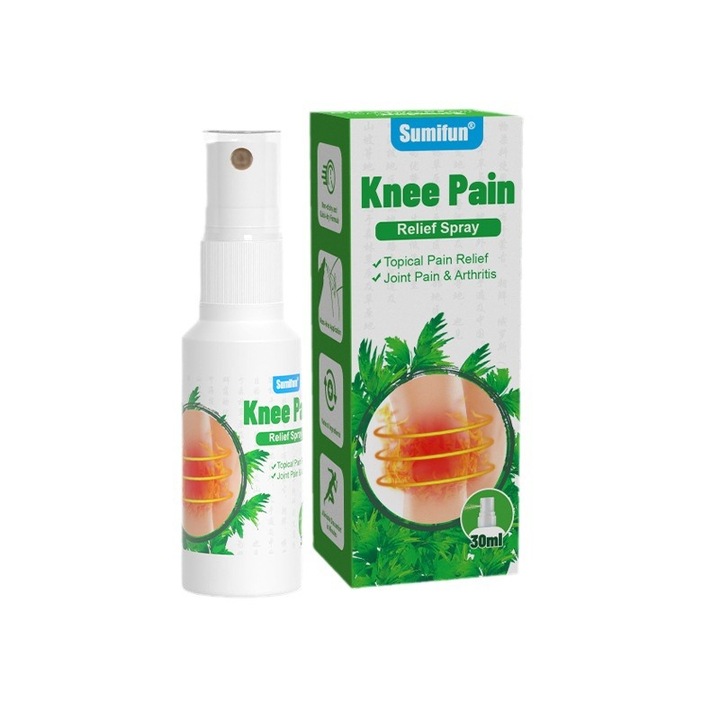 Spray pentru masajul genunchilor Sumifun, 30ml, pentru sportivi, usoara