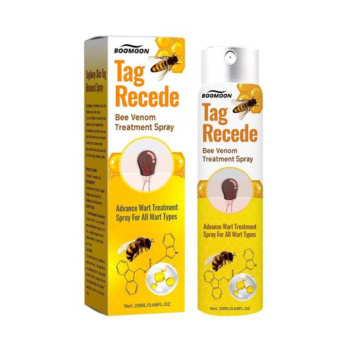 Spray cu venin de albine BOOMOON, 20ml, pentru curatare si estomparea petelor de piele