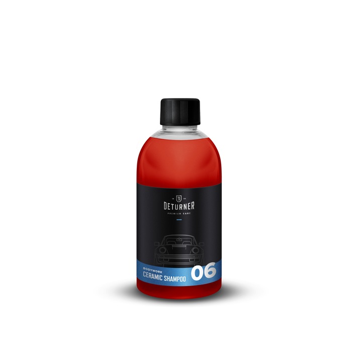 Deturner Ceramic Shampoo - Sampon Auto cu SiO2 pentru Coatinguri Ceramice, Hidrofobie si Luciu Intens - 500ml