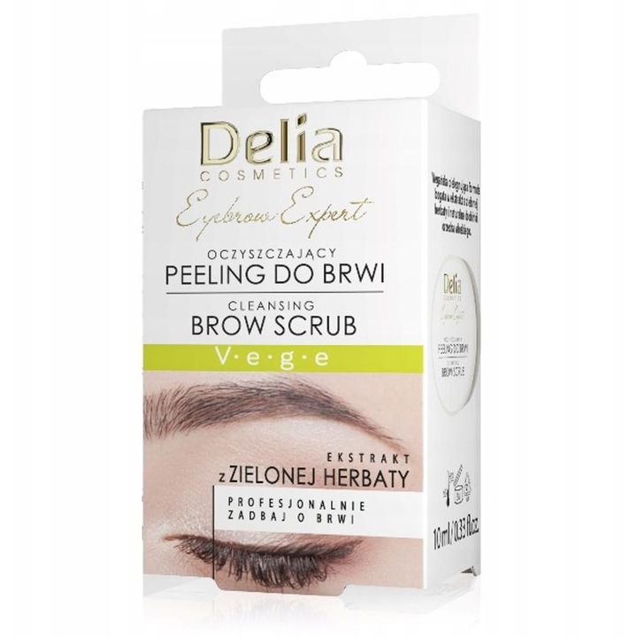 Set 3 x Scrub Curatare Sprancene Delia, 10 ml