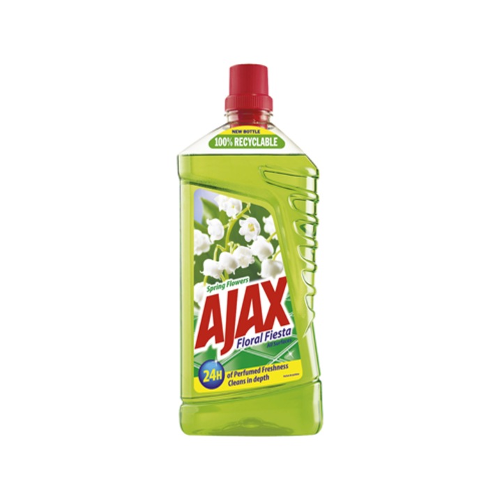 Detergent universal, Ajax, lichid, 1L, aroma primavara