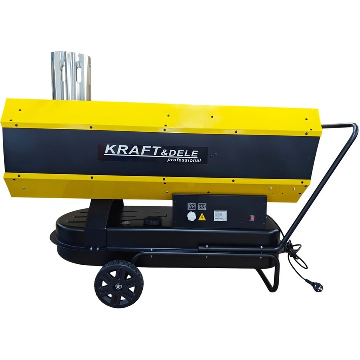 Tun de caldura 65KW, incalzitor pe motorina cu termostat, Kraft