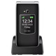 Beafon SL605 nyomógombos mobiltelefon, kamerás, összecsukható, Dual SIM, LCD kijelzővel, fekete