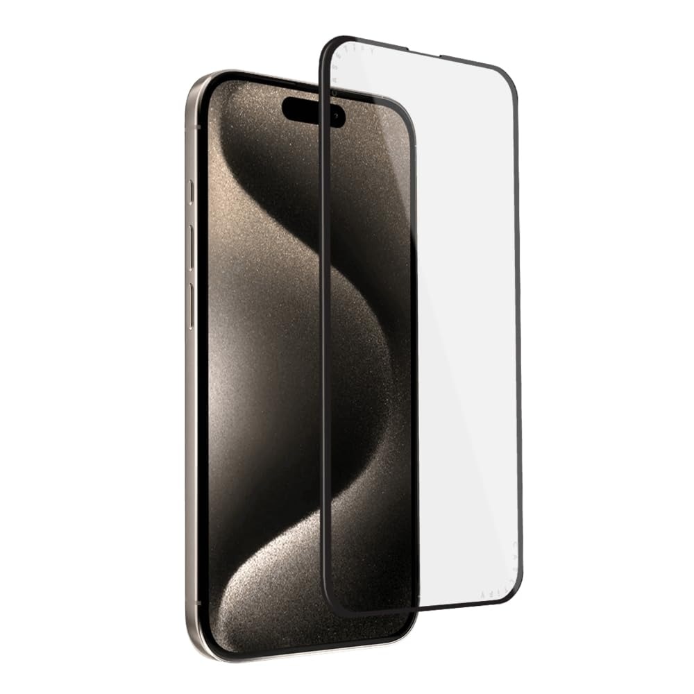Folie de Protectie din Sticla Securizata compatibila cu iPhone 16 Pro, Protectie Profesionala, Full Cover, Anti Zgarieturi, Anti Socuri, Full Glue, Transparenta