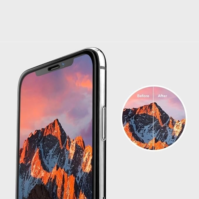 Folie de Protectie din Sticla Securizata compatibila cu iPhone 16 Pro, Protectie Profesionala, Full Cover, Anti Zgarieturi, Anti Socuri, Full Glue, Transparenta