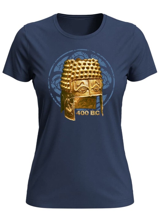 Tricou Coiful de la Cotofenesti, femei, bleumarin