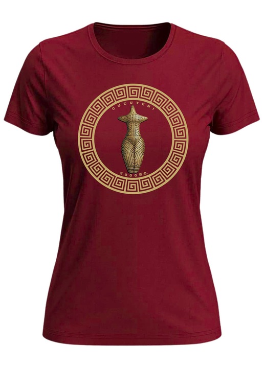 Tricou Cucuteni, femei, grena