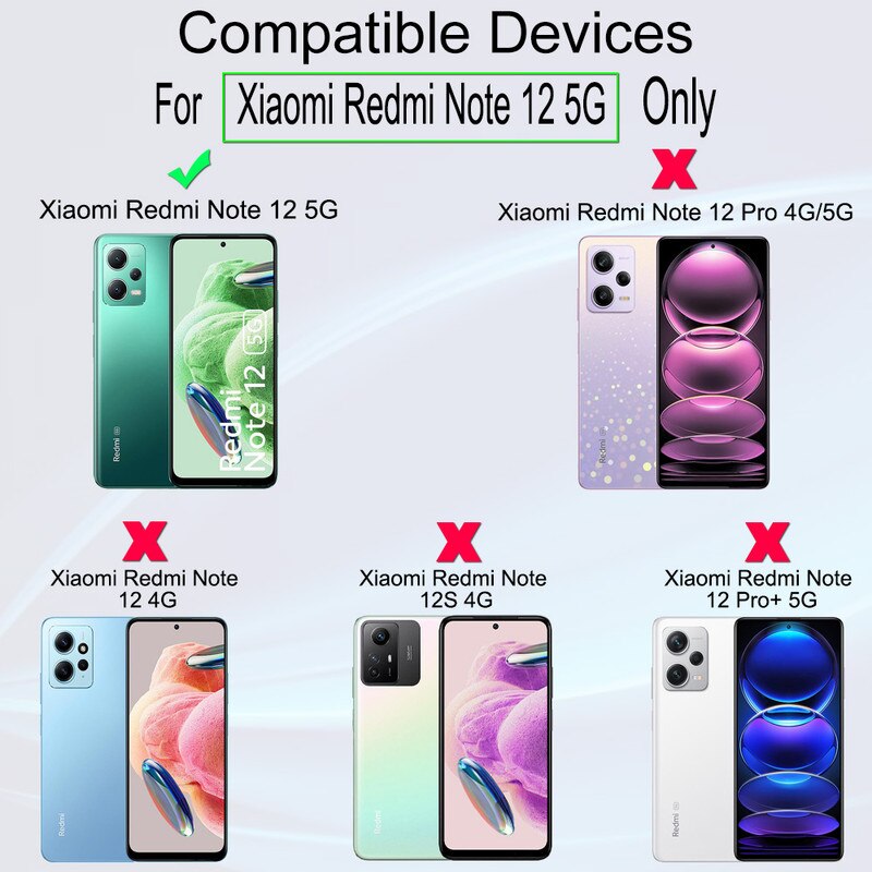 Folie de protectie Ibywind pentru Xiaomi Redmi Note 12 5G, set 2 buc, sticla securizată, transparenta