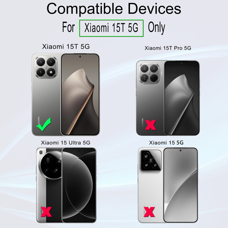 Folie Sticla Ibywind pentru Xiaomi 15T 5G, Pachet 2, Sticla Securizata, protectie pentru obiectiv, Montaj Usor, Duritate Militara, Ultra HD, Anti Zgarieturi, Anti Socuri