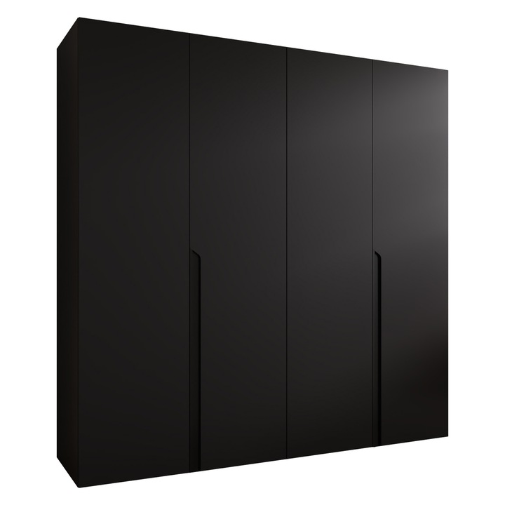 Dulap Frokow 1 200 MIRJAN 24 negru, 52x200x202 cm