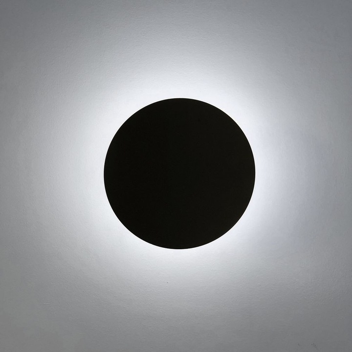 Aplica LED Perete Biscuit fi150, 12W, 6000K, lumina rece, cu protectie IP65