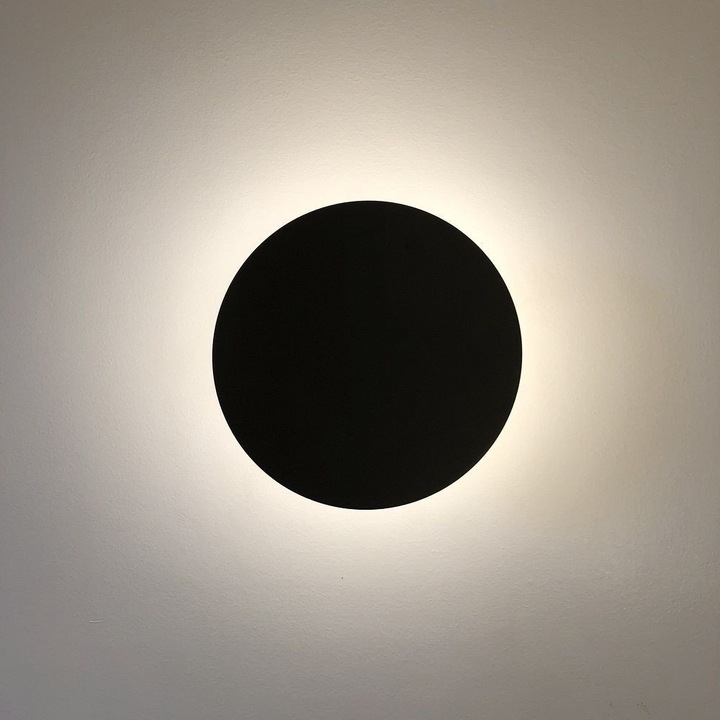 Aplica LED Perete Biscuit fi150, 12W 3000K, lumina calda, cu protectie IP65