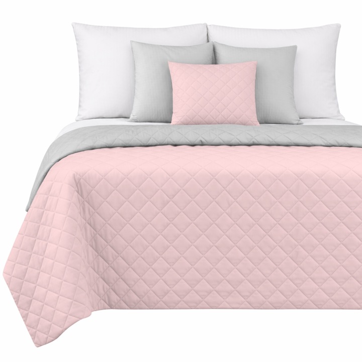 Cuvertura de Pat, HomeView, 160x200 cm, 100% Poliester, Usor de Intretinut, model 0519