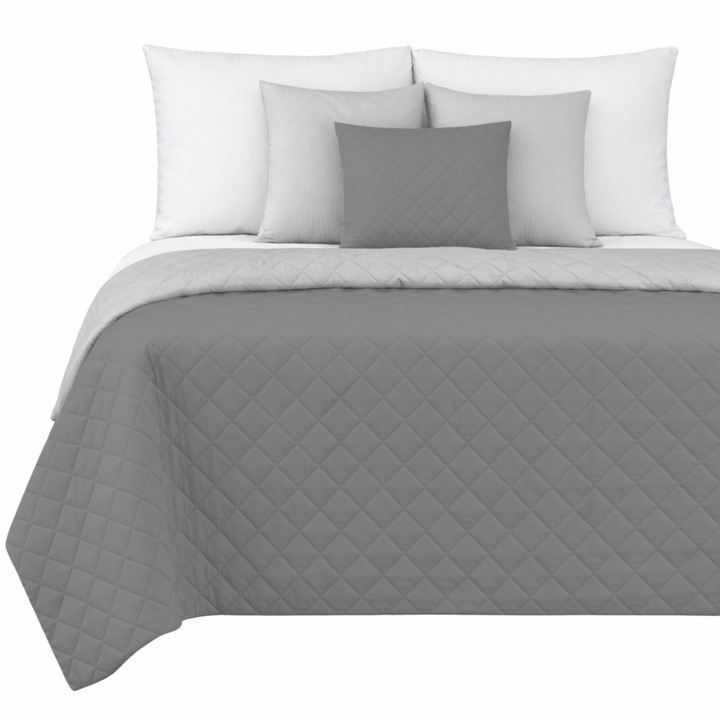 Cuvertura de Pat, HomeView, 160x200 cm, 100% Poliester, Usor de Intretinut, model 0520