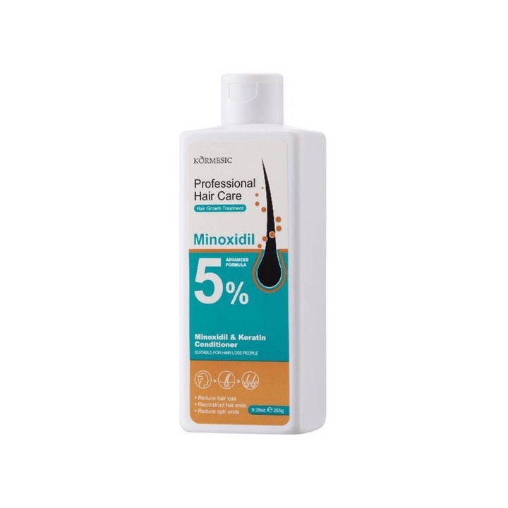 Balzsam 5% Minoxidillal és Keratinnal, Hajápolás, Tisztítás és Simítás, 256g