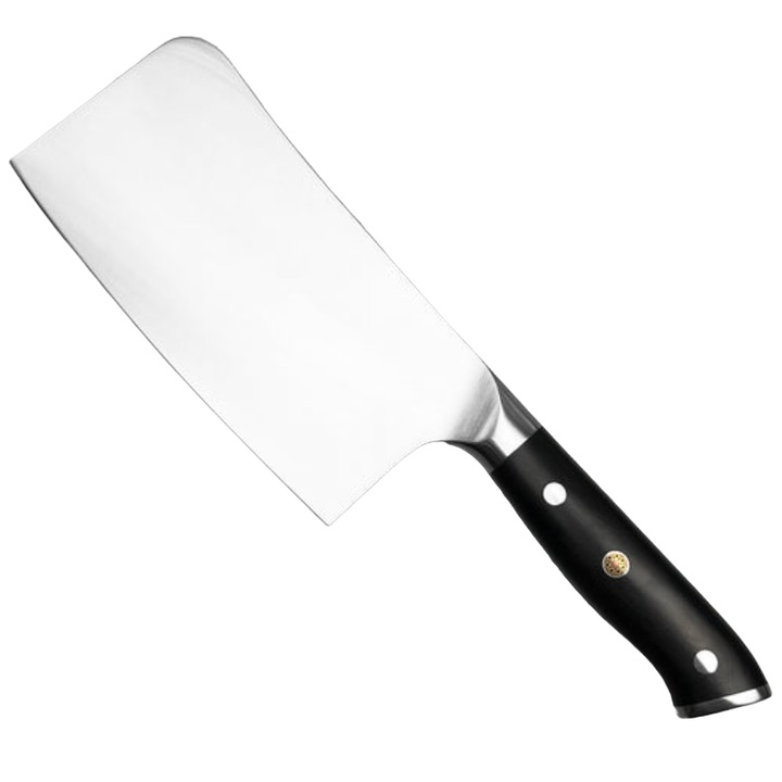 Cutit de bucatarie IZMAEL, cleaver, otel, 31, 5cm, argintie cu maner maro